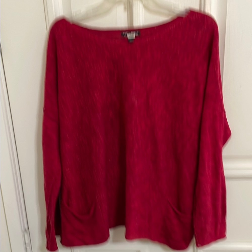 Eileen Fisher linen Top Sz L New